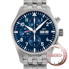 IWC — IWC Pilot's Chronograph IW377717 Stainless Steel From Japan With Box — Watch — resale
