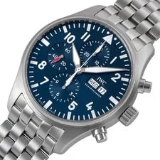 IWC Pilot's Chronograph IW377717 Stainless Steel From Japan With Box 3