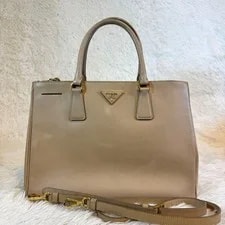 Prada — Prada Galleria Lux Double Zip — Handbag — deal
