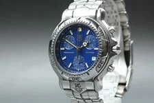 Tag Heuer — *Near * TAG Heuer 6000 Professional CH1111 39mm Blue Quartz JPN — Watch — resale