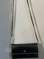 Chanel Quilted Flap Crossbody Chain Strap Accents 2