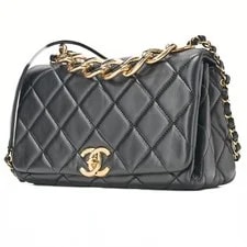 Chanel Chain Matelasse 23cm Single Flap Medium 66446 3