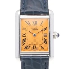Cartier — Cartier Must Tank SV925 Silver 925 Quartz From Japan — Watch — resale