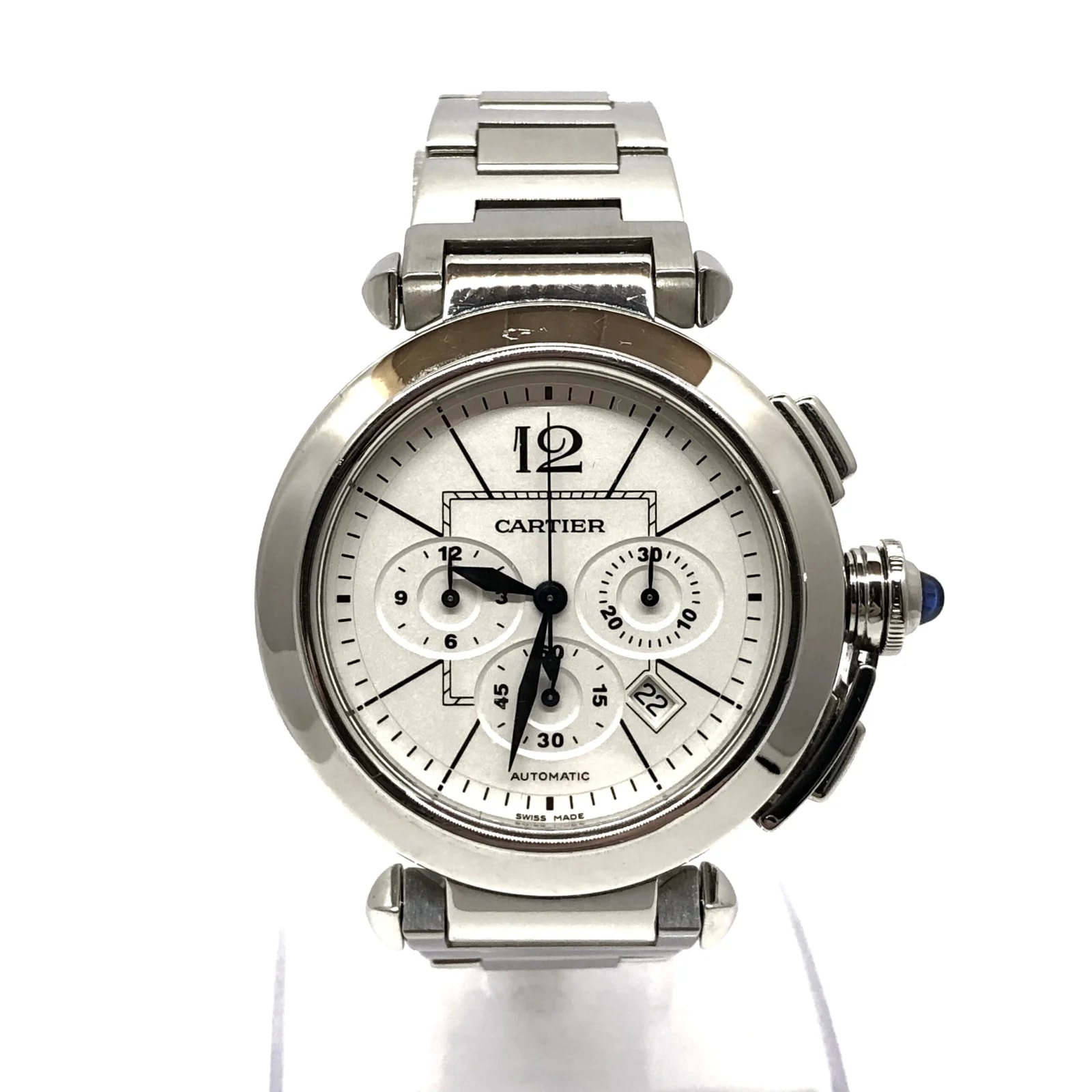 Worldofluxuryus — Cartier Pasha Chronograph 42mm ’s — Watch — resale