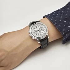 Patek Philippe Complications 5172G-001 Chronograph White Gold Blue Dial 2