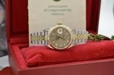 Rolex Lady-Datejust 26mm 69173 Silver Diamond Dial 1994 Box & Papers 4