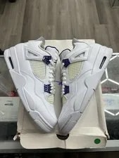 Jordan — Size 11.5 - Air Jordan 4 Retro Metallic -115 Discolored — Sneaker — resale