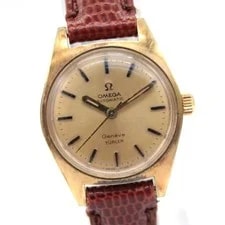 Omega Geneve Turler Double Name 565.012 Gold 24mm Automatic Japan A503 3
