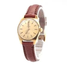 Omega Geneve Turler Double Name 565.012 Gold 24mm Automatic Japan A503 4