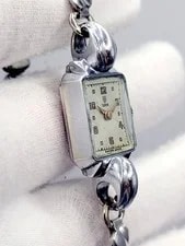Tudor 1961 Square Face Wind Up Movement Swiss Works 4