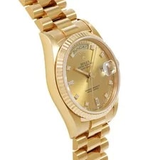 Rolex Day-Date 18238A 36mm Yellow Gold Champagne #WW429 3