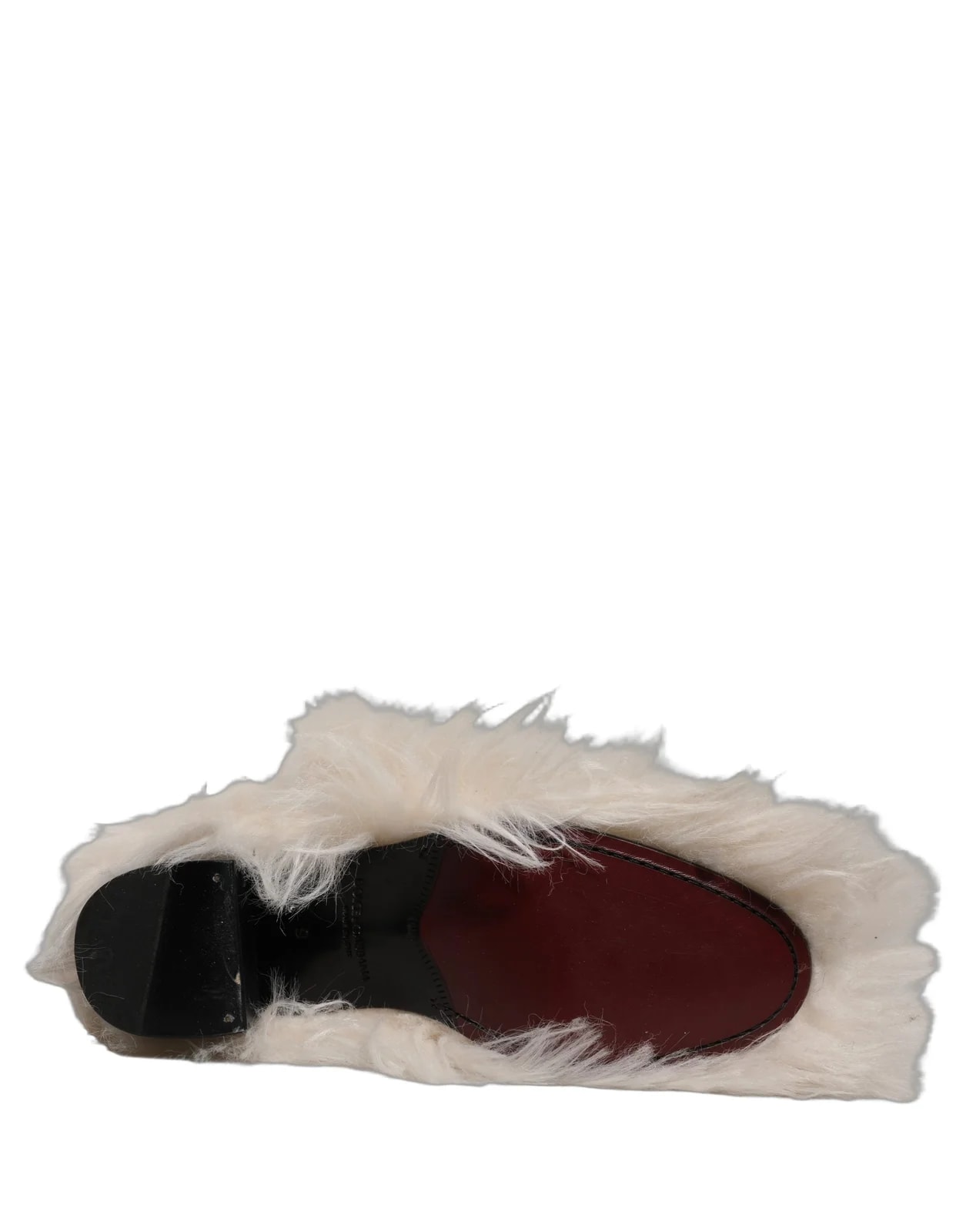 Dolce & Gabbana — Dolce & Gabbana Faux Fur Mid Calf — Designer Shoe — resale