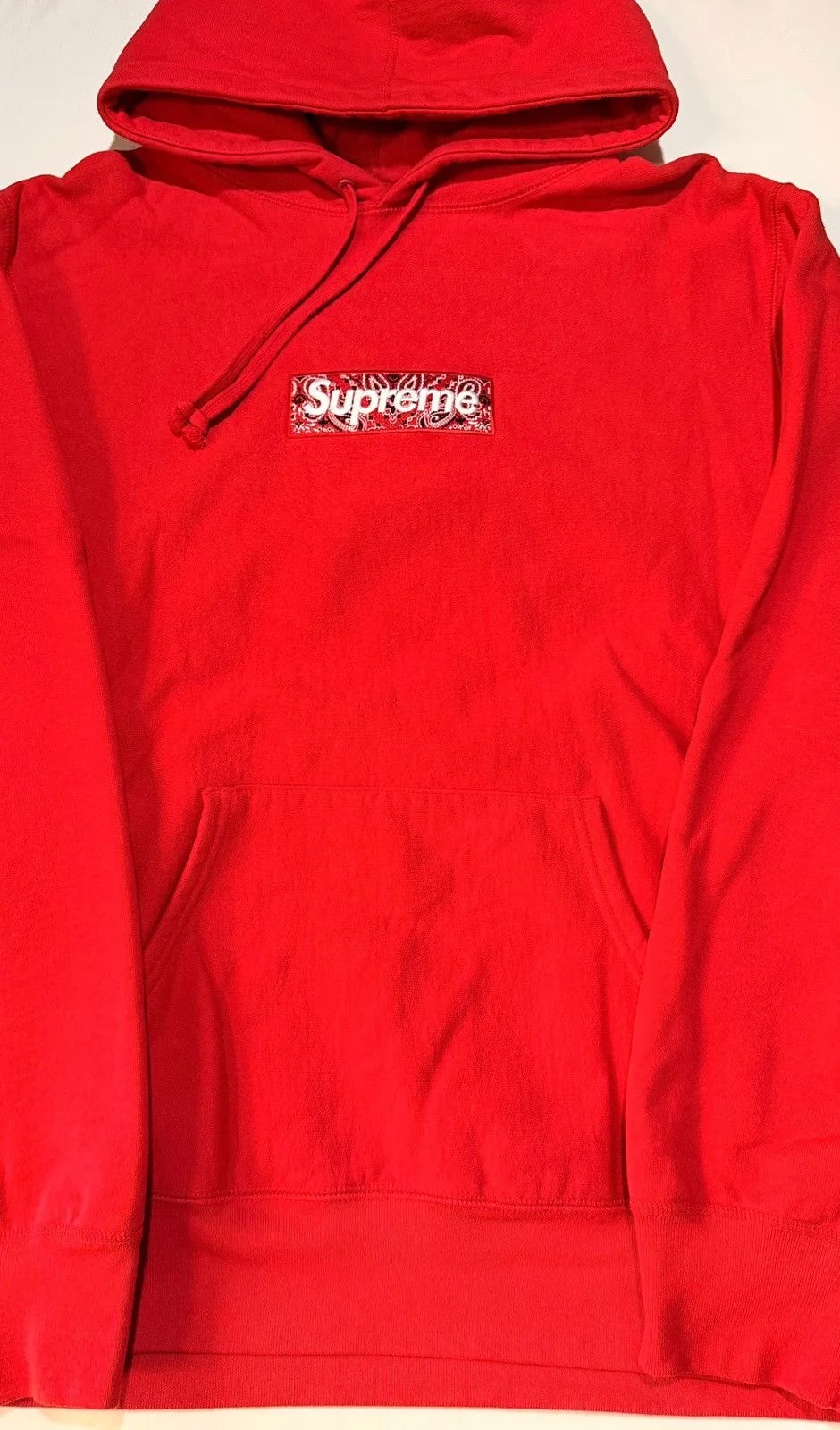 Supreme — Supreme Bandana Box Logo Hoodie U — streetwear — resale
