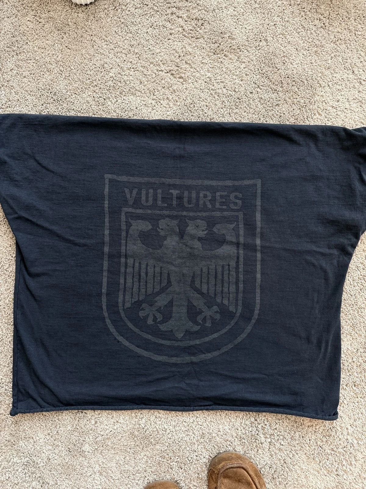 Yeezy — Kanye West Yeezy Vultures Raw Hem Box T Shirt — streetwear — resale