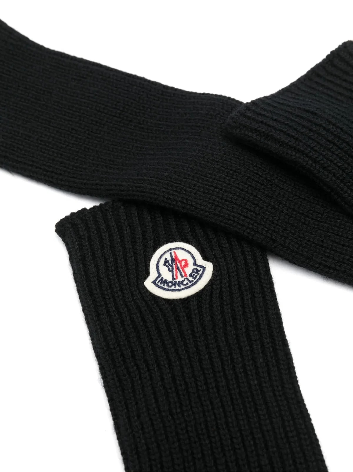 Moncler Logo Patch Virgin Gloves — 2