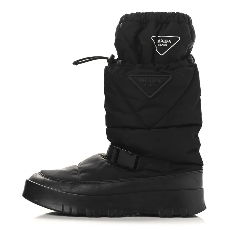 Prada — Triangle Logo Padded — Designer Shoe — resale