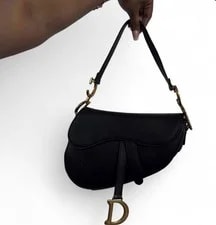 Dior — Christian Dior Hardware Flap Logo Detachable Strap — Handbag — resale