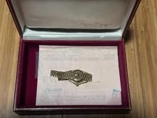 Rolex Lady-Datejust Gold President Bracelet With Diamond Bezel 4