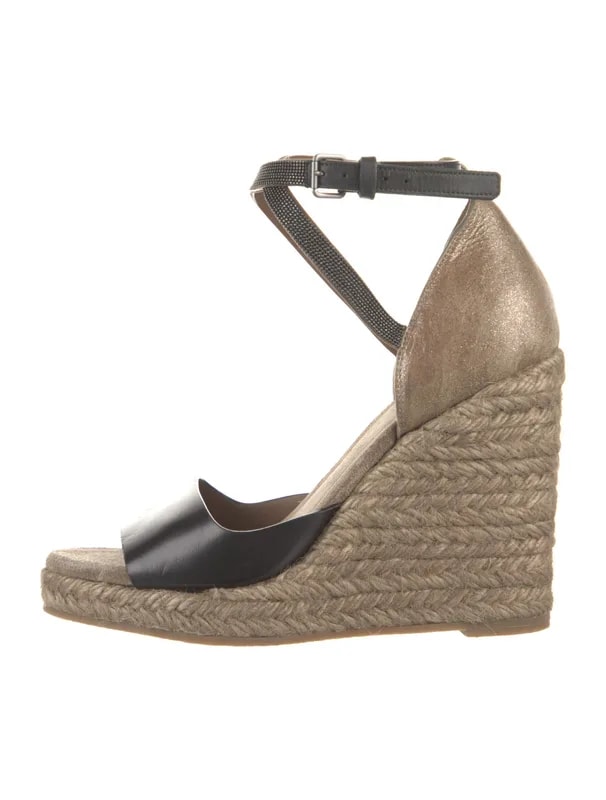 Brunello Cucinelli — Braided Accents Espadrilles — Designer Shoe — resale