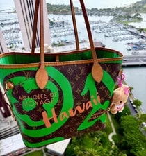 Louis Vuitton Hawaii Neverfull Maui Cabas Mongram Tahitienne 4