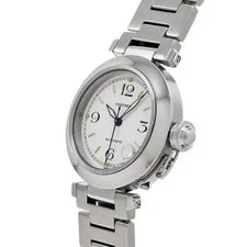 Cartier Pasha C W31015M7 ( 2324) 35mm Stainless Steel White #WW2968 2