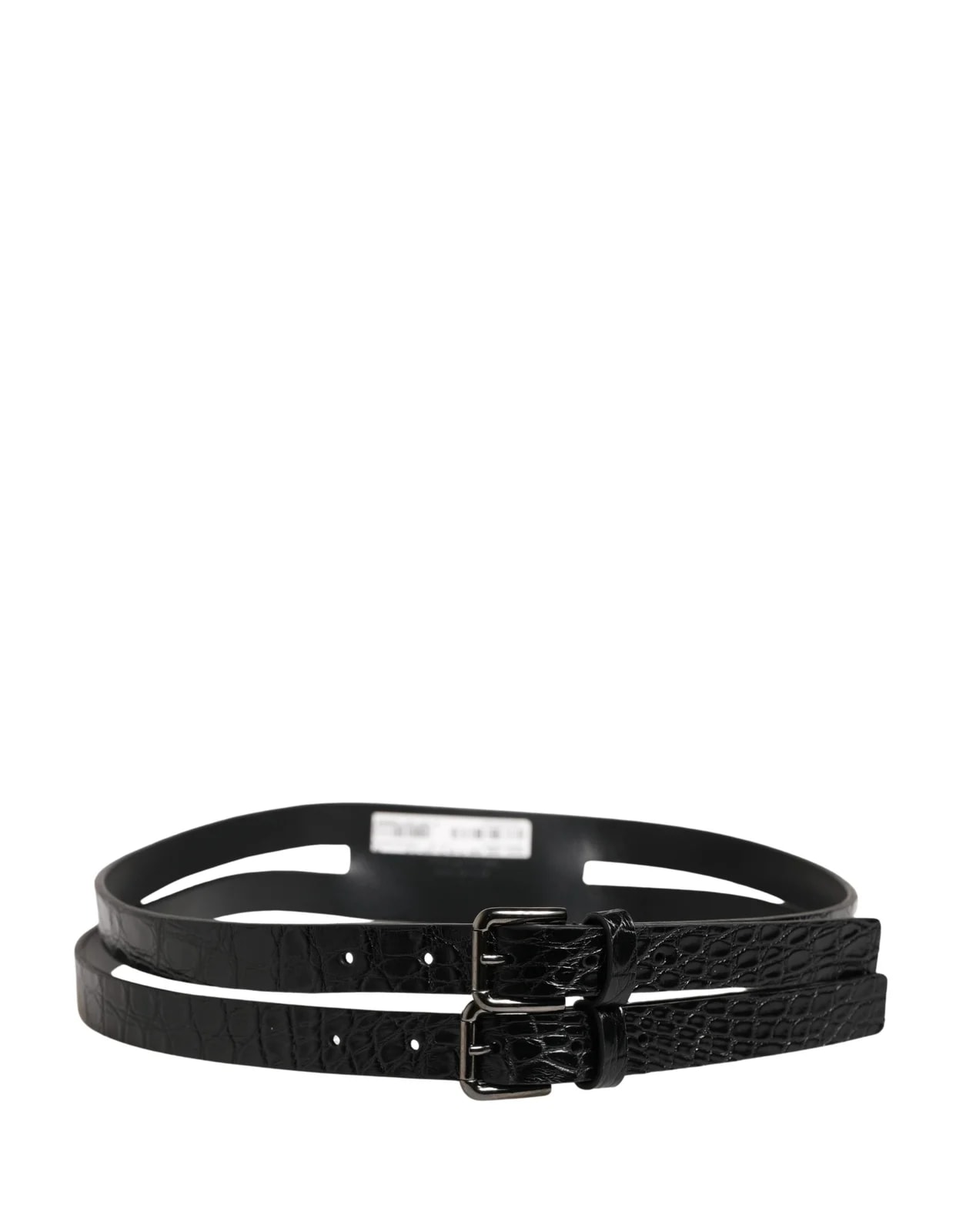 Dolce & Gabbana Double Strap Buckle Belt 2