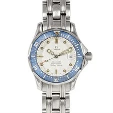 Omega — Omega 2583.20 Seamaster Quartz White Working — Watch — resale