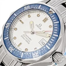 Omega 2583.20 Seamaster Quartz White Working 3