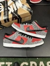 Size 10 - Supreme X Nike Dunk SB Low — Sneaker — resale