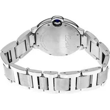 Cartier Ballon Bleu Stainless Steel Guilloche Silver Dial W69011Z4 4