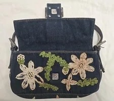 Fendi 90s Y2K Mamma Baguette Floral . 3