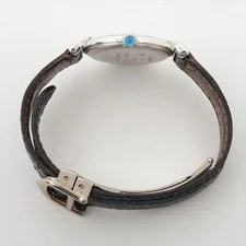 Cartier Must Colisee W1001644 925 SS & Leather QZ White Dial 3