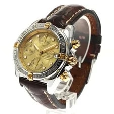 Breitling Chronomat B13357 39mm SS Gold #C4474 2