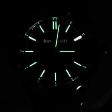 Audemars Piguet Royal Oak Black Dial Black Ceramic Complete SET 77350CE 2