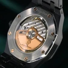 Audemars Piguet Royal Oak Black Dial Black Ceramic Complete SET 77350CE 3