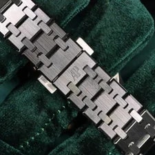 Audemars Piguet Royal Oak Black Dial Black Ceramic Complete SET 77350CE 4