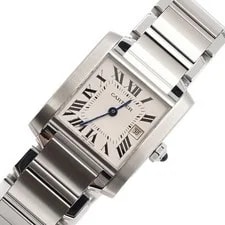 Cartier Tank Française Medium Quartz Steel W51011Q3 154508930 2