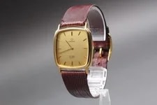 Omega de Ville Cal.1365 Gold Square Quartz From Japan 3