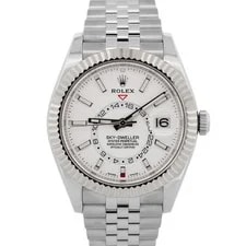 Rolex — 2021 Papers Rolex Sky-Dweller White Stainless Steel 42mm 326934 BOX — Watch — resale