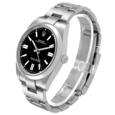 Rolex Oyster Perpetual 41 Steel Black Dial 124300 Box Card 2