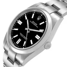 Rolex Oyster Perpetual 41 Steel Black Dial 124300 Box Card 3