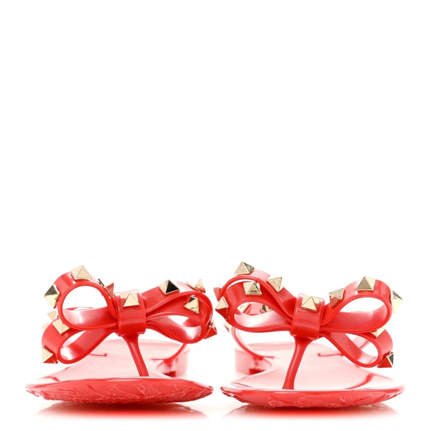 Jelly Rockstud Bow Thong 35 Valentino 3