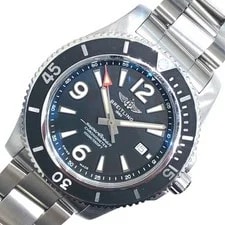 Breitling — Breitling Super Ocean Automatic 44 A17367 Black Stainless Steel #OK1323 — Watch — resale