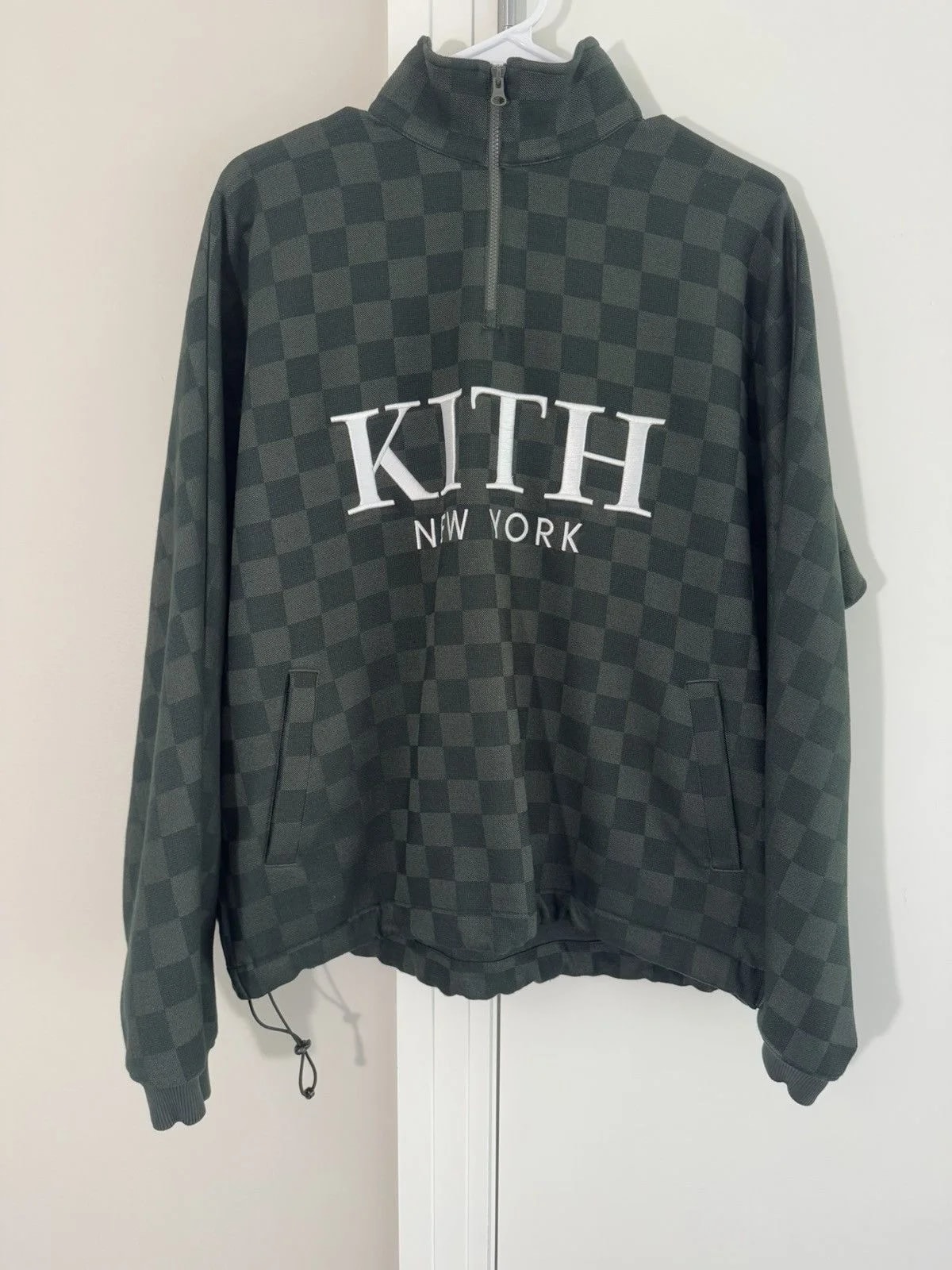 KITH — Kith Double Weave Davis Quarter Zip Pullover — streetwear — resale