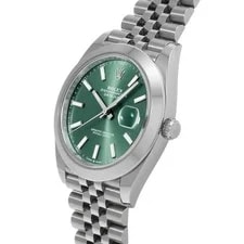 Rolex Datejust 41 126300 41mm Stainless Steel Green #WW977 2