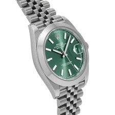 Rolex Datejust 41 126300 41mm Stainless Steel Green #WW977 3
