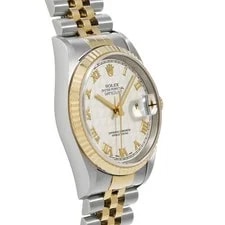 Rolex Datejust 16233 36mm Stainless Steel Ivory #WW1640 3