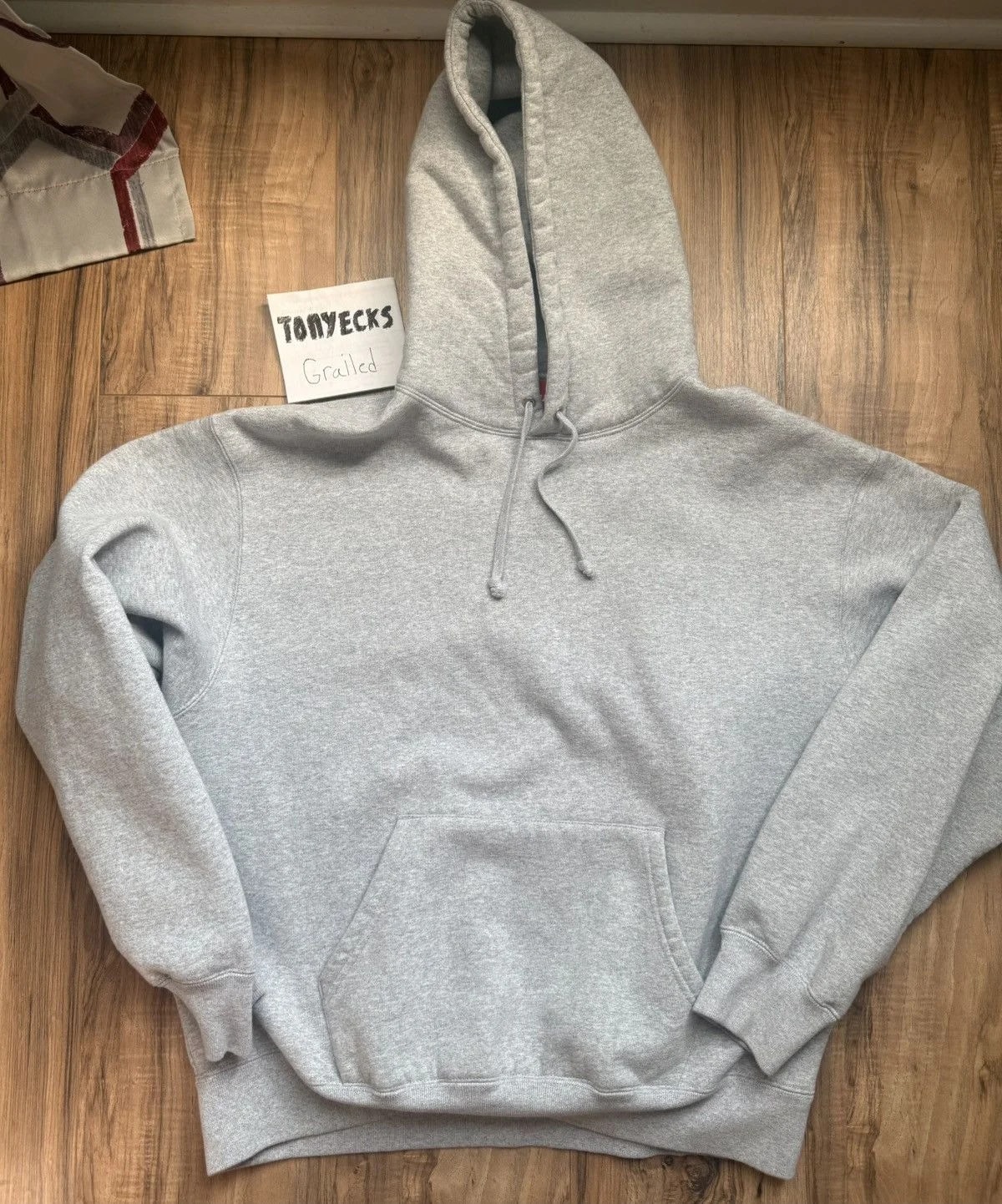 Supreme — Supreme “Satan Appliqué” Medium Hooded Sweatshirt — streetwear — resale