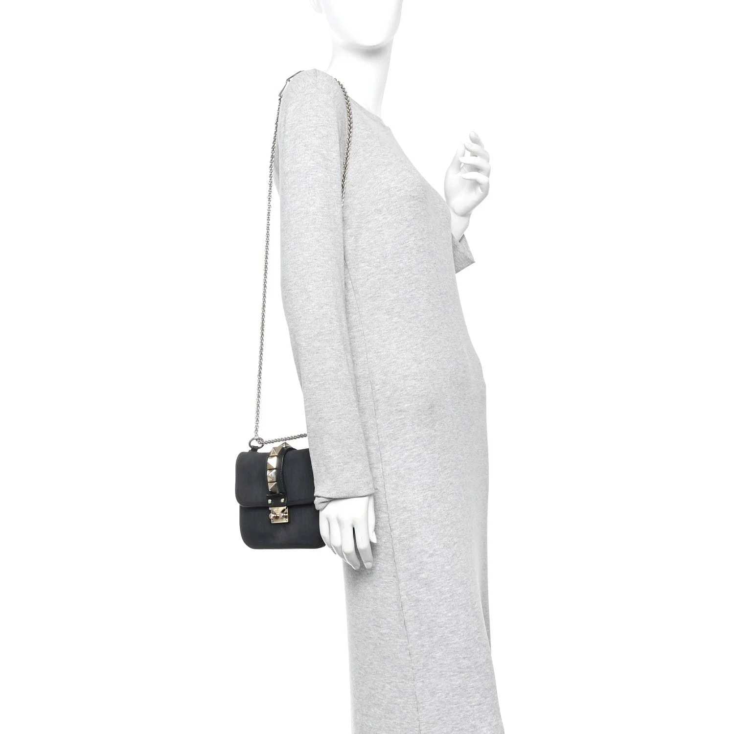 Small Glam Lock Rockstud Flap Deep 2
