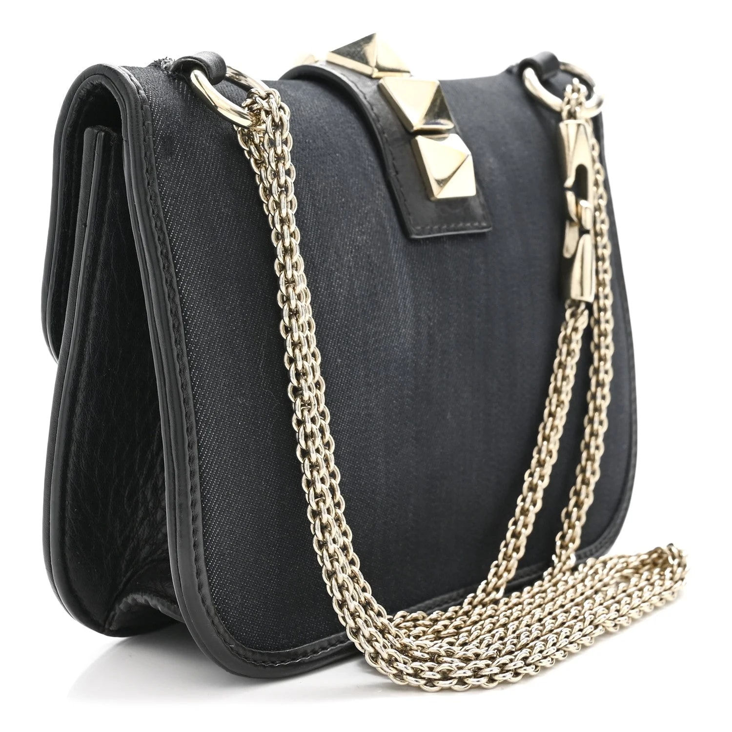 Small Glam Lock Rockstud Flap Deep 3